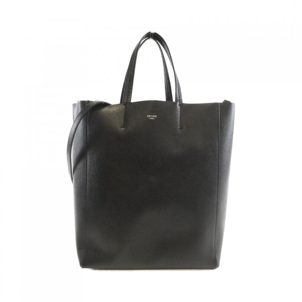 Celine Vertical Cabas Tote pebbled calfskin leather Bag